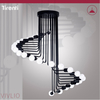 Colgante Vivlio led negro
