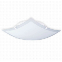 Plafón bari vidrio 25x25