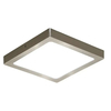 Plafón acero aplique led cuadrado 24w luz calida