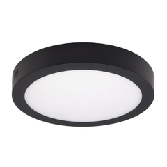 Plafon negro aplique led circular 18w led luz calida