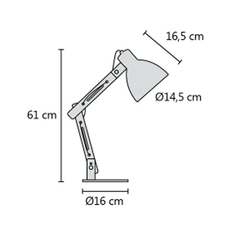 Lampara de mesa Genk cobre en internet