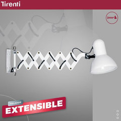 Velador extensible pared E27