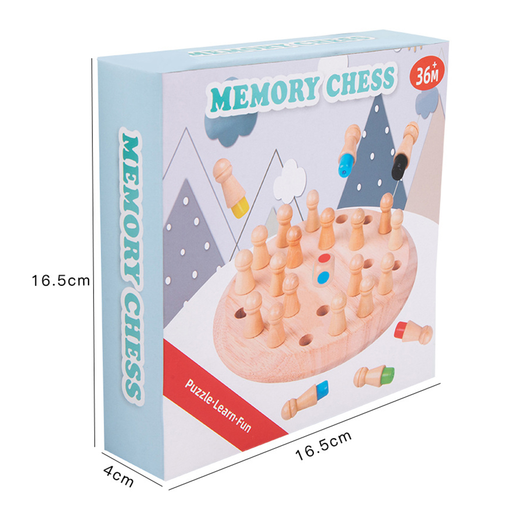 Jogo de memória xadrez infantil, jogo de tabuleiro 3d com memória