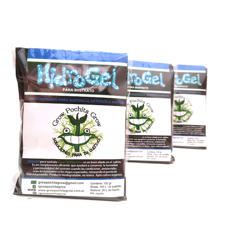 Hidrogel Lluvia Sólida Agua Sólida Grow Pochita Grow 100 Gr