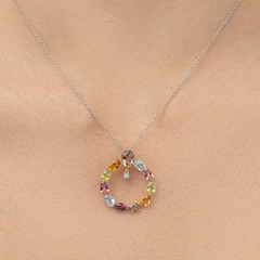 Gargantilha Looping Colors - comprar online