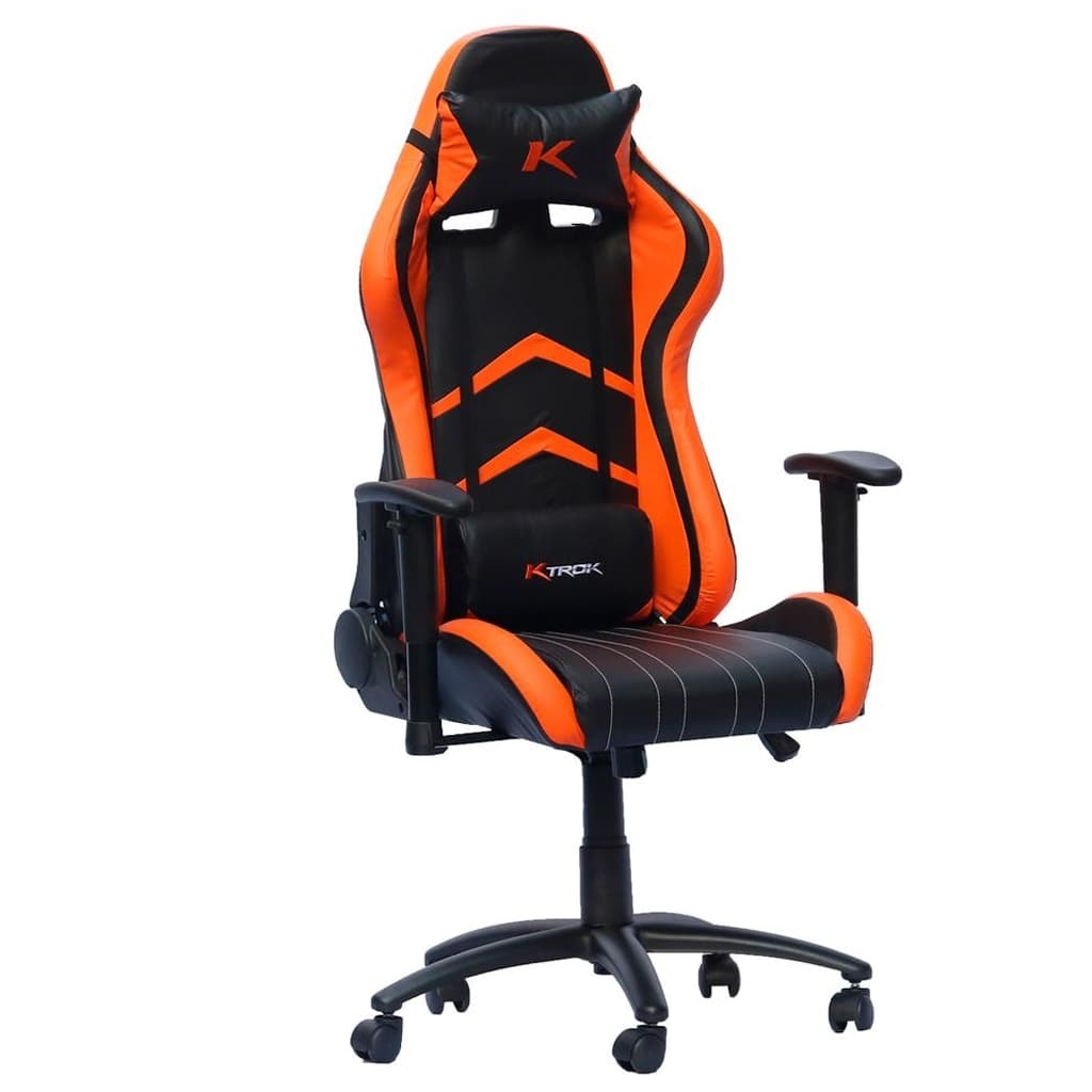 Cadeira Gamer Escritório Ergonômica Giratória Massageadora (Preta