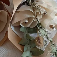 Ramo Flores De Lienzo Largas