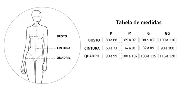 tabela de medidas