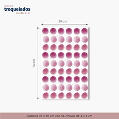 Pack de círculos rosa - comprar online