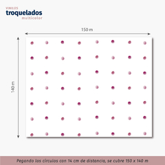 Pack de círculos rosa en internet