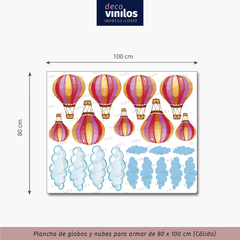 Pack de globos y nubes