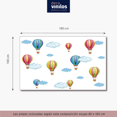 Pack de globos y nubes en internet