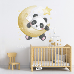 Panda en la luna
