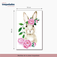 Coneja con flores - comprar online