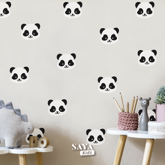 Plancha caritas de pandas - comprar online