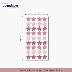 Pack estrellas rosas 001 en internet