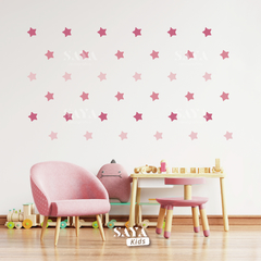 Pack estrellas rosas 001