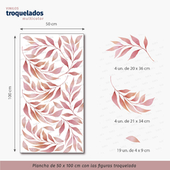 Plancha ramitas rosas en internet