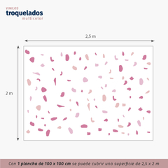 Plancha Terrazo Rosa - tienda online