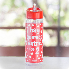 Botella deportiva plástica Enamorados en internet