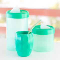 Tarros redondos glitter color con mate lunar en internet