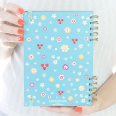 Cuaderno A5 Anillado Punteado Bulletjournal tapa dura Ranitas - tienda online