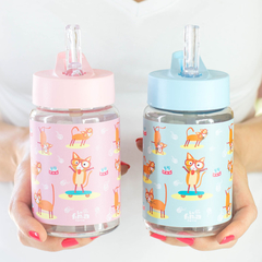 BOTELLA DEPORTIVA CHICA SORBETE GATITOS