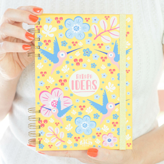 Cuaderno Ecológico Punteado A5 Tapa Dura Anillado Colibríes