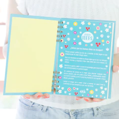 Cuaderno A5 Anillado Punteado Bulletjournal tapa dura Ranitas - comprar online