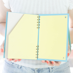 Cuaderno Ecológico Punteado A5 Tapa Dura Anillado Colibríes - laformafeliz