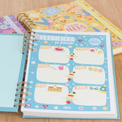 Cuaderno Ecológico Punteado A5 Tapa Dura Anillado Ranitas - comprar online