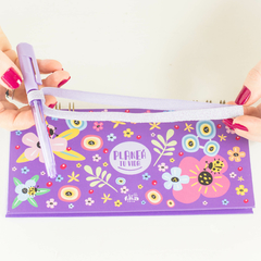 Planner Planeá Tu Vida Flores Con Lapicera - comprar online