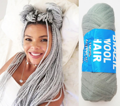 Brazil Wool Hair Ovillo Hilo Trenzas Africanas Varios Colores