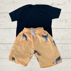 Conjunto Safari (Camiseta + Bermuda de Moletom) - comprar online