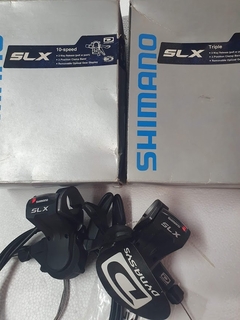 Alavancas de câmbio Shimano SLX SL-M660 - 2 way 10v - sem maçaneta de freio - c/ cabos - original - na caixa - rapid fire - passador - - comprar online
