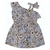 Vestido Nini & Bambini Floral Azul N0158 - comprar online