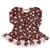 Vestido Infantil Manga Longa Yoyo Monograma Marrom YO20382 GL