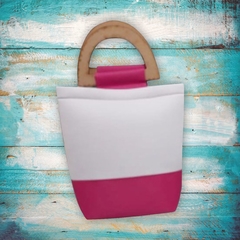 Art. 232 Cartera con manija madera