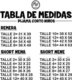 Art. 138 Pijamas cortos 14 y 16 - comprar online