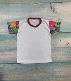 Art. 122 Remeras Combinadas con diseños super heroes