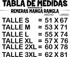 Art. 121 Remera manga ranglan blanca y azul en internet
