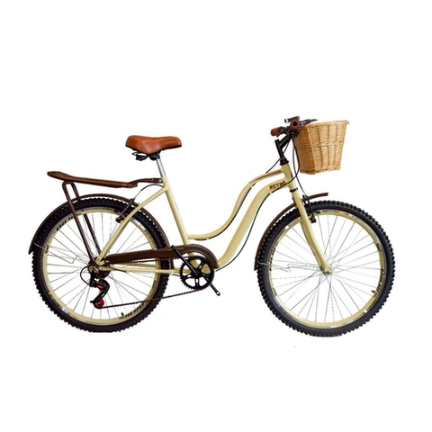 Bicicleta aro 26 galileus retro 6 marchas modelo novo Clearance