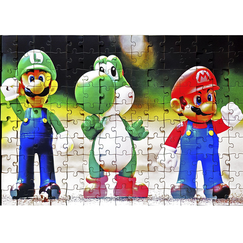 Quebra Cabeça Mario e Sonic 120, 80, 48