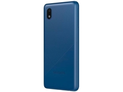 [MS0184] Smartphone Samsung Galaxy A01 Core 32GB Azul - Processador Quad-Core 2GB RAM Câm.8MP + Selfie 5MP - Malibu Shopping