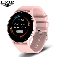 [MS0009] Relógio inteligente masculino com tela sensível ao toque. Esporte fitness à prova d'água + Bluetooth p/ Android ios smartwatch - Malibu Shopping