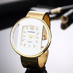 [MS0016] Relógio luxo Bayan Kol Saati. Pulseira aço inoxidável. na internet