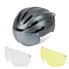 [MS0054] Capacete Ciclismo Promend Speed COM LED.