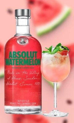 Vodka Absolut Watermelon 700cc - comprar online