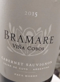 Bramare Viña De Cobos Cabernet Sauvignon 2015 - comprar online
