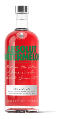Vodka Absolut Watermelon 700cc